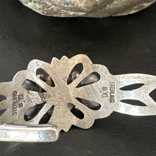 Kingman Turquoise Coral Cuff Bracelet | Navajo Tufa Cast | Sterling Silver | Authentic Native American Handmade | 16406