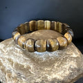 Native American Tigers Eye Stone Stretch Bracelet | Authentic Handmade | 16256