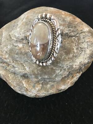 Women's Navajo Wild Horse Turquoise Ring | Sterling Silver | Sz 6 | Authentic Native American Handmade | 17153