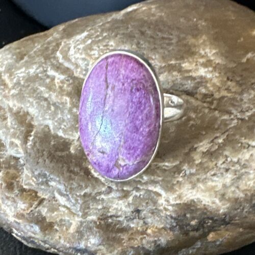 Women's Southwestern Sterling Silver Purple Sugilite Ring | Sz 9.5 | 17558