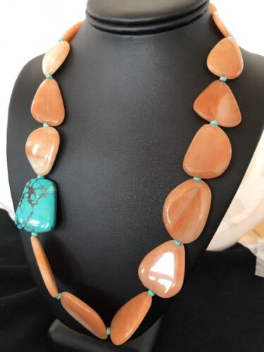 Navajo Spiderweb Turquoise Agate Pendant Necklace | Sterling Silver | 23" | Authentic Native American Handmade | 3112