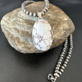 Navajo Wild Horse Necklace Pendant | Sterling Silver | Authentic Native American Handmade | 15721