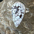 Navajo Wild Horse Turquoise Ring | Sterling Silver | Sz 7 | Authentic Native American Handmade | 17366