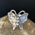 Navajo Sterling Silver Butterfly Ring | Sz 9 | Authentic Native American Handmade | 16975