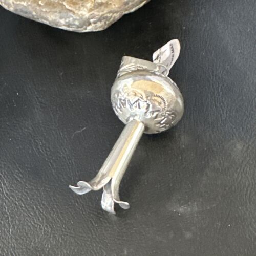 Native American Navajo Sterling Silver Necklace | Large Naja Pendant | 20" | 10050
