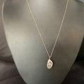 BearPaw Pendant Navajo Chain Necklace 16" | Sterling Silver | Authentic Native American Handmade | 13691