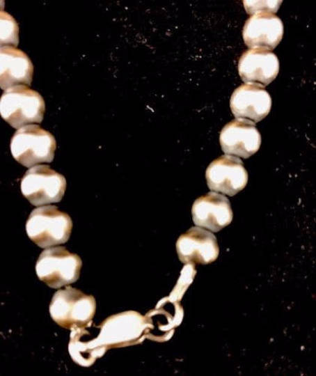 Navajo Pearls 4mm Sterling Silver Bead Necklace 16" - 32" 10032