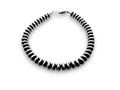 Navajo Rondelles Saucer Flat Bead Bracelet 6mm 6" | Sterling Silver | Authentic Native American Handmade | 97606