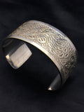 Navajo Stamped Children's Cuff Bracelet | Sterling Silver | Authentic Native American Handmade | 04051