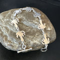 All Tube Old Pawn Link Bracelet 7" | Sterling Silver | Authentic Native American Handmade | 18130