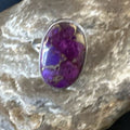 Southwestern Navajo Purple Mojave Turquoise Ring | Sterling Silver | Sz 10 | 15777