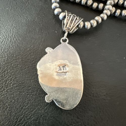 Navajo Wild Horse Necklace Pendant | Sterling Silver | Authentic Native American Handmade | 16990