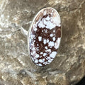 Men's & Women's Wild Horse Turquoise Navajo Ring | Sterling Silver | Sz 8.5 | 17361