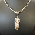 Navajo Wild Horse Necklace Pendant | Sterling Silver | Authentic Native American Handmade | 16985