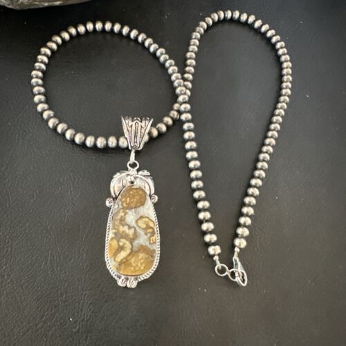 Navajo Wild Horse Necklace Pendant | Sterling Silver | Authentic Native American Handmade | 16979