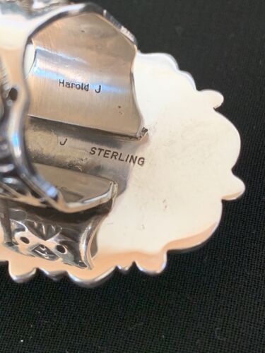 Navajo Kingman Turquoise Ring | Sterling Silver | Sz 9.5 | Authentic Native American Handmade | 2827