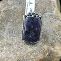 Native American Navajo Purple Charoite Ring | Sterling Silver | Sz 7.75 | 10101