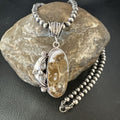Navajo Wild Horse Necklace Pendant | Sterling Silver | Authentic Native American Handmade | 16984