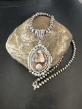 Navajo Wild Horse Necklace Pendant | Sterling Silver | Authentic Native American Handmade | 16754