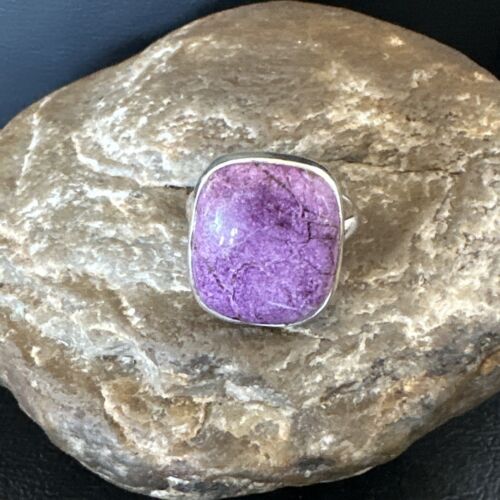 Women's Southwestern Sterling Silver Purple Sugilite Ring | Sz 10 | 17559
