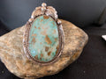 Men's Navajo Royston Turquoise Ring | Sterling Silver | Sz 9 | Authentic Native American Handmade | 672