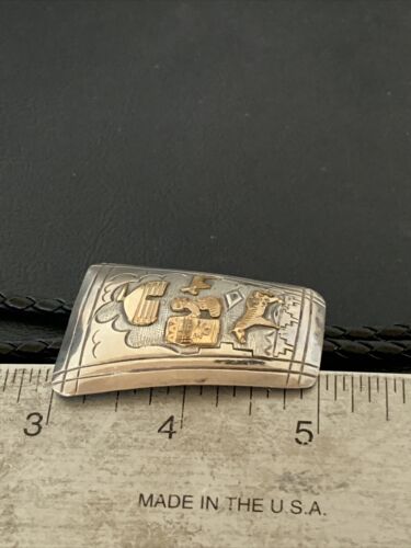 Vintage Navajo Horse Bolo Tie | Sterling Silver | Old Pawn Signed | Authentic Native American Handmade | 02020 - Masha USA