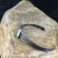 Navajo White Opal Bracelet for Children | Sterling Silver | Authentic Native American Handmade | 10177