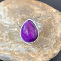 Native American Women's Navajo Purple Sugilite Ring | Sterling Silver | Sz 9 | 10862