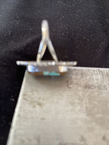 Native American Navajo Sterling Silver #8 Turquoise Ring | Sz 10.5 | 1133 - Masha USA