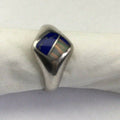 Southwestern Navajo Opal & Turquoise Inlay Ring | Sterling Silver | Sz 6 | 1711