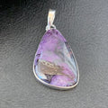 Navajo Pearls Purple Sugilite Pendant | Sterling Silver | 1.50" | Authentic Native American Handmade | 10927