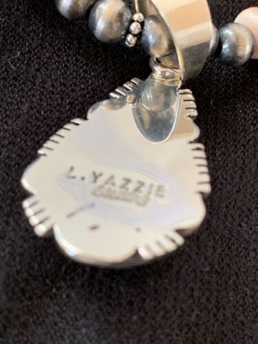 Navajo Red Spiny Oyster Pendant Necklace | Sterling Silver | 20" | Authentic Native American Handmade | 376