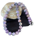 Navajo Charoite Necklace | Sterling Silver | 20" | Authentic Native American Handmade | 01491