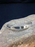 Native American Handmade Band Bracelet | Navajo Sterling Silver | 8934