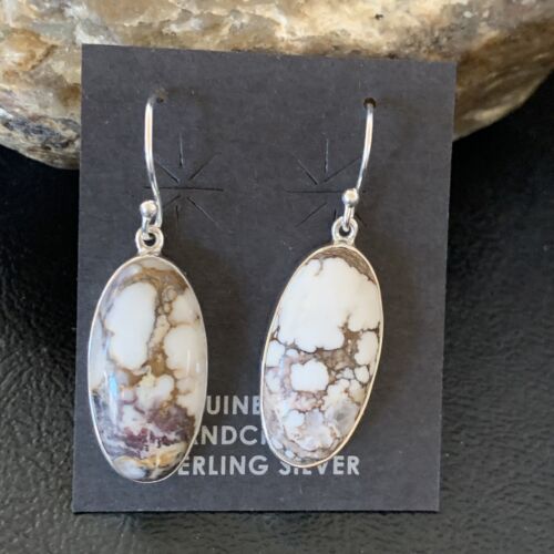 Navajo Wild Horse Earrings Set | Sterling Silver | Authentic Native American Handmade | 12782
