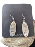 Handmade Sterling Silver Kokopelli Dangle Earrings | Authentic Native American Hopi Design | 01503