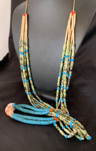 Navajo Green Turquoise Pendant | Sterling Silver | Authentic Native American Handmade | 11996