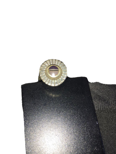 Navajo Women's Black Onyx & Tiger's Eye Pearl Ring | Authentic Native American Sterling Silver | Multi-Stone | Sz 6 | 1740