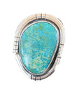 Navajo Royston Turquoise Ring | Sterling Silver | Sz 6.5 | Authentic Native American Handmade | 1493