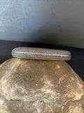 Navajo Stamped Cuff Bracelet | Old Pawn Sterling Silver | Authentic Native American Handmade | 14191