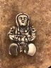 Navajo Story Teller Cast Pin | Sterling Silver | Authentic Native American Handmade | 13620