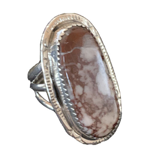 Navajo Wild Horse Turquoise Ring | Sterling Silver | Sz 6 | Authentic Native American Handmade | 1440