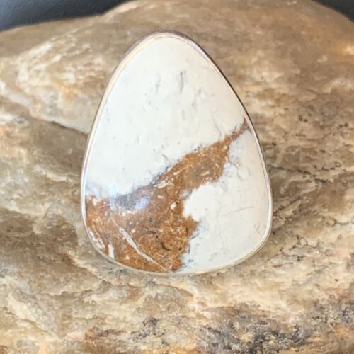 Native American Women's Wild Horse Turquoise Ring | Sz 8 | Sterling Silver | 14030