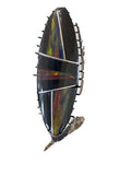 Navajo Multi-Color Opal & Turquoise Inlay Ring | Sterling Silver | Sz 7 | Authentic Native American Handmade | 01586