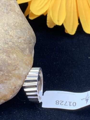 Native American Navajo Folded Sterling Silver Ring | Sz 7.5 | 10920