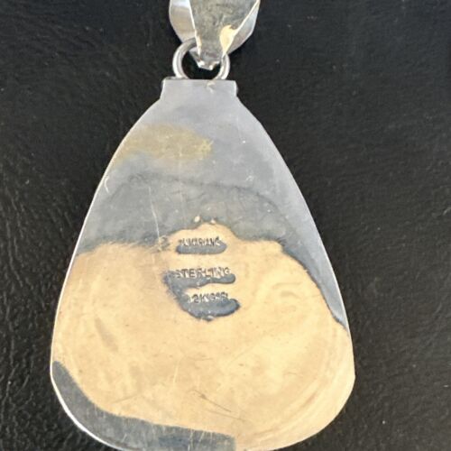 Hopi Gold Pendant | Sterling Silver | 12K GP | Authentic Native American Handmade | 15166