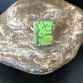 Adjustable Navajo Green Mojave Turquoise Ring | Sterling Silver | Sz 10 | Authentic Native American Handmade | 15698