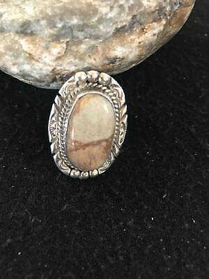 Women's Navajo Wild Horse Turquoise Ring | Sterling Silver | Sz 6 | Authentic Native American Handmade | 17153