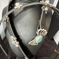 Men's Blue Kingman Turquoise Concho Belt | Sterling Silver Navajo Tufa | Authentic Native American Handmade | 16788
