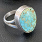 Men's Navajo Blue Spiderweb Turquoise Ring | Sterling Silver | Sz 10 | Authentic Native American Handmade | 12545